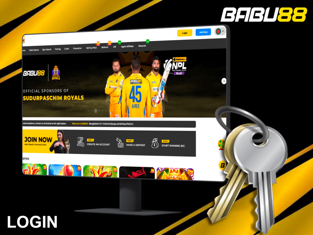 To access our platform, you need to log in to Babu88